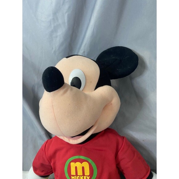 2000 Mattel Jumbo MICKEY MOUSE Fisher-Price Stuffed Plush Toy Disney 25in Large - Picture 4 of 12